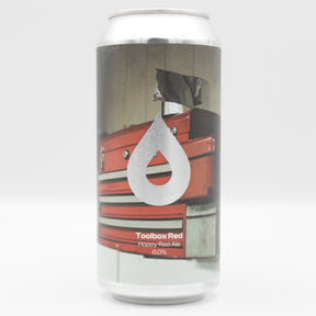 This is a can of Polly's Brew Co - Toolbox Red - 6% (440ml). It is a Red / Amber Ale craft beer available to buy from Ghost Whale, voted London's best craft beer shop.