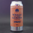 This is a can of Coolhead Brew / Finback - Whale In The Garden - 8% (440ml). It is a Double IPA craft beer available to buy from Ghost Whale, voted London's best craft beer shop.