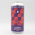 This is a can of Drop Project - Lucky - 5.5% (440ml). It is a Sour craft beer available to buy from Ghost Whale, voted London's best craft beer shop.