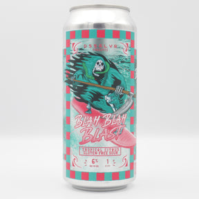 This is a can of DSSOLVR - Blah Blah Blast - 6% (473ml). It is a Sour craft beer available to buy from Ghost Whale, voted London's best craft beer shop.