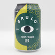 This is a can of Brulo - 7 Hop 7 Grain - 0% (330ml). It is a IPA craft beer available to buy from Ghost Whale, voted London's best craft beer shop.