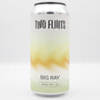 This is a can of Two Flints / Ghost Whale - Big Ray - 8% (440ml). It is a Double IPA craft beer available to buy from Ghost Whale, voted London's best craft beer shop.