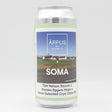 This is a can of Arpus Brewing Co / SOMA - TDH Nelson Sauvin x Riwaka Eggers Hops x Hand-Selected Cryo Citra IPA - 6.5% (440ml). It is a IPA craft beer available to buy from Ghost Whale, voted London's best craft beer shop.