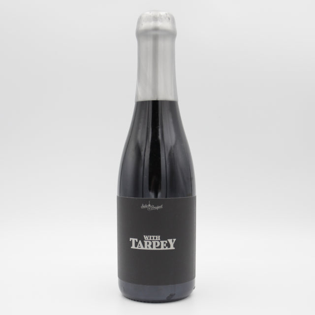 This is a bottle of Side Project / The Veil - With Tarpey - 15% (375ml). It is a Imperial Stout / Porter craft beer available to buy from Ghost Whale, voted London's best craft beer shop.