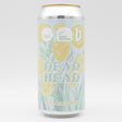 This is a can of Queer Brewing - Deadhead - 4.7% (440ml). It is a Wit / Wheat craft beer available to buy from Ghost Whale, voted London's best craft beer shop.