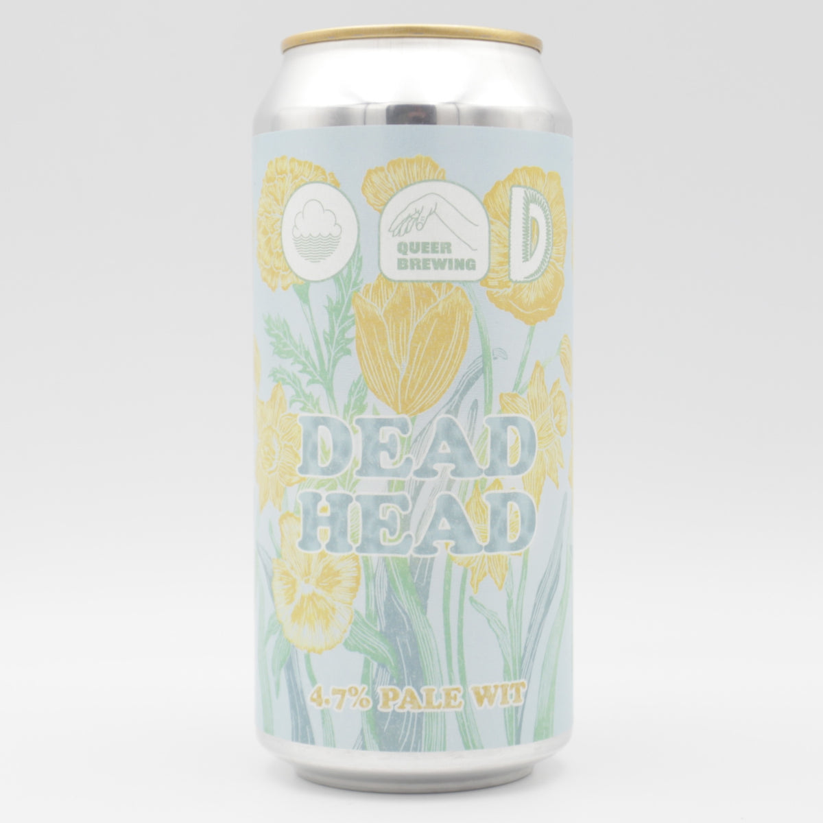 This is a can of Queer Brewing / Cloudwater / Duration - Deadhead - 4.7% (440ml). It is a Wit / Wheat craft beer available to buy from Ghost Whale, voted London's best craft beer shop.