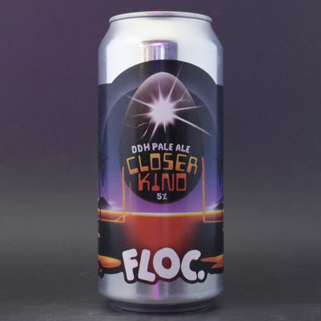 This is a can of Floc - Closer Kind - 5% (440ml). It is a Pale Ale craft beer available to buy from Ghost Whale, voted London's best craft beer shop.