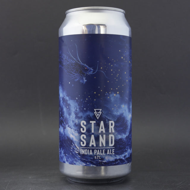 This is a can of Azvex - Star Stand - 6.2% (440ml). It is a IPA craft beer available to buy from Ghost Whale, voted London's best craft beer shop.