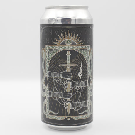 This is a can of Northern Monk / DSSOLVR - Patrons Project: 38.06 Envy - 8.4% (440ml). It is a Imperial Stout / Porter craft beer available to buy from Ghost Whale, voted London's best craft beer shop.