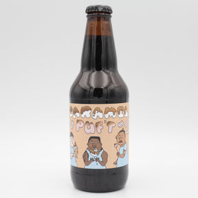 This is a bottle of Prairie - Caramel Puf't - 13.9% (355ml). It is a Imperial Stout / Porter craft beer available to buy from Ghost Whale, voted London's best craft beer shop.