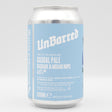 This is a can of UnBarred - Casual Pale - 4.5% (330ml). It is a Pale Ale craft beer available to buy from Ghost Whale, voted London's best craft beer shop.