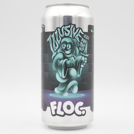 This is a can of Floc - Illusive - 5.2% (440ml). It is a Pale Ale craft beer available to buy from Ghost Whale, voted London's best craft beer shop.