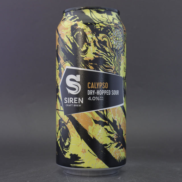 This is a can of Siren - Calypso - 4% (440ml). It is a Sour craft beer available to buy from Ghost Whale, voted London's best craft beer shop.
