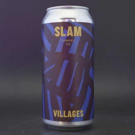 This is a can of Villages - Slam - 5% (440ml). It is a Lager / Pilsner / Kölsch craft beer available to buy from Ghost Whale, voted London's best craft beer shop.