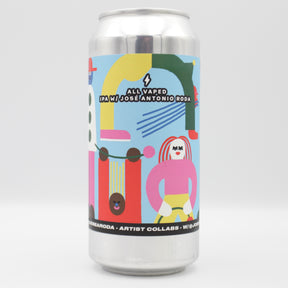 This is a can of Garage Beer Co - All Vaped - 6% (440ml). It is a IPA craft beer available to buy from Ghost Whale, voted London's best craft beer shop.
