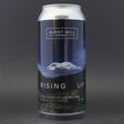 This is a can of Burnt Mill - Rising Up - 8% (440ml). It is a Double IPA craft beer available to buy from Ghost Whale, voted London's best craft beer shop.