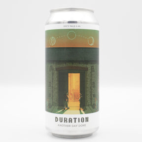 This is a can of Duration - Another Day Done - 4.4% (440ml). It is a Pale Ale craft beer available to buy from Ghost Whale, voted London's best craft beer shop.