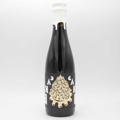 This is a bottle of Omnipollo - Cake - 15% (375ml). It is a Imperial Stout / Porter craft beer available to buy from Ghost Whale, voted London's best craft beer shop.