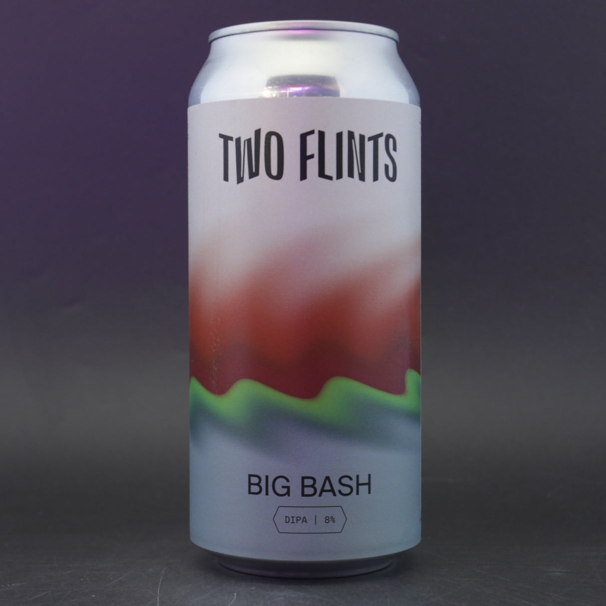 This is a can of Two Flints - Big Bash - 8% (440ml). It is a Double IPA craft beer available to buy from Ghost Whale, voted London's best craft beer shop.