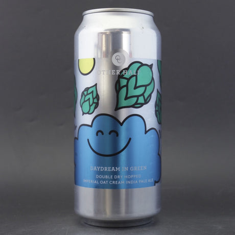 This is a can of Other Half - Daydream In Green - 8.1% (473ml). It is a Double IPA craft beer available to buy from Ghost Whale, voted London's best craft beer shop.