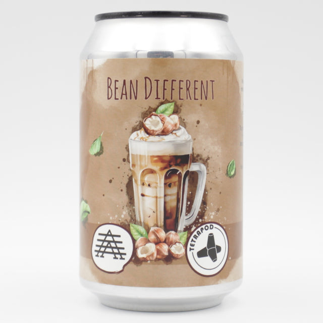 This is a can of Alchemik - Bean Different: Hazelnut Mocha Latte - 12.5% (330ml). It is a Imperial Stout / Porter craft beer available to buy from Ghost Whale, voted London's best craft beer shop.