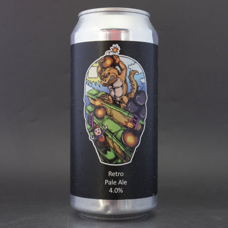 This is a can of Dark Element - Retro - 4% (440ml). It is a Pale Ale craft beer available to buy from Ghost Whale, voted London's best craft beer shop.