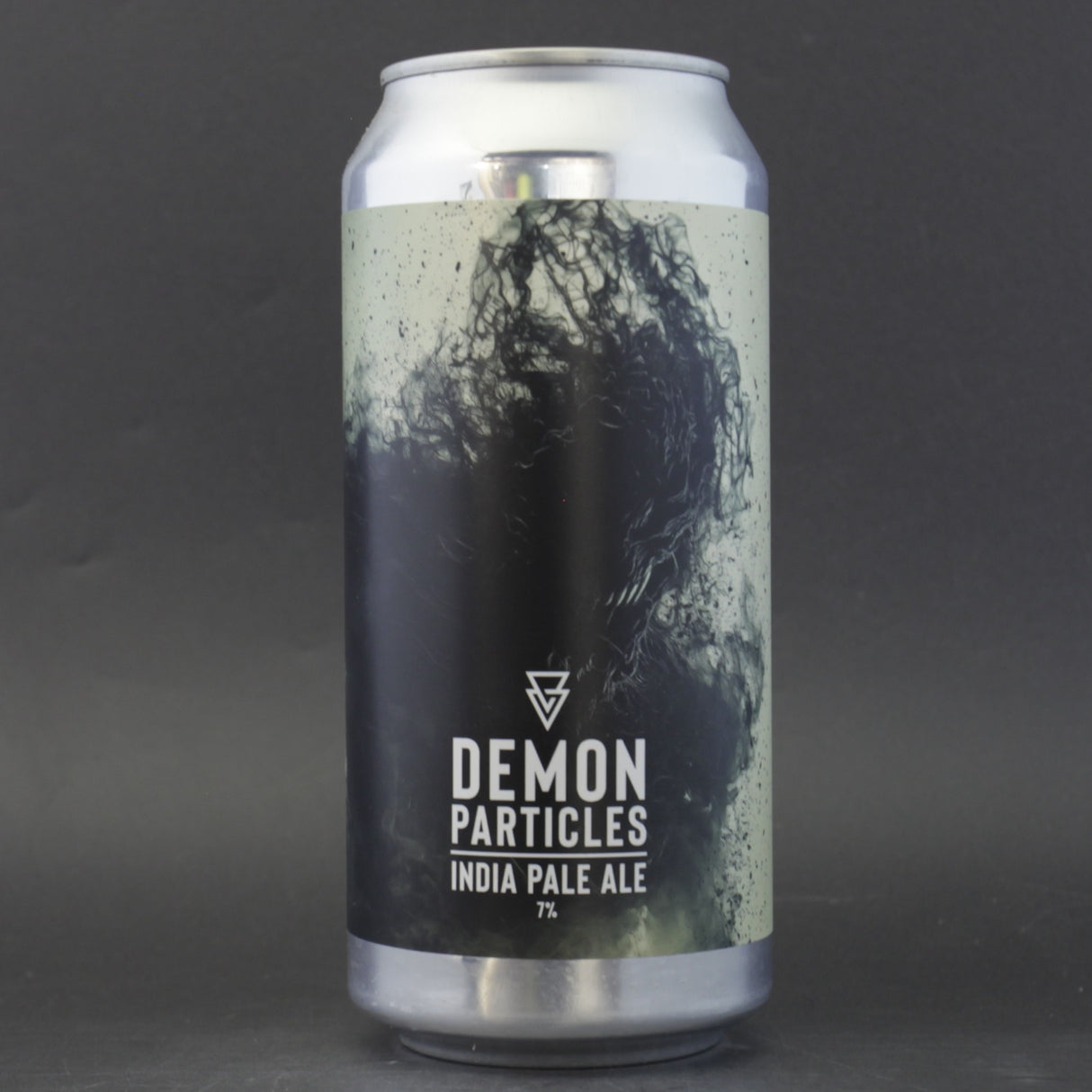 This is a can of Azvex - Demon Particles - 7% (440ml). It is a IPA craft beer available to buy from Ghost Whale, voted London's best craft beer shop.