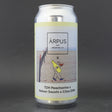 This is a can of Arpus Brewing Co / Beak - TDH Peacharine X Nelson Sauvin X Citra DIPA - 8% (440ml). It is a Double IPA craft beer available to buy from Ghost Whale, voted London's best craft beer shop.