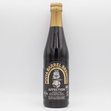 This is a bottle of Pinta - Affection 5th Anniversary (2026) - 10% (330ml). It is a Imperial Stout / Porter craft beer available to buy from Ghost Whale, voted London's best craft beer shop.