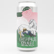 This is a can of Left Handed Giant - Cheeseburger Cavalry - 6.9% (440ml). It is a IPA craft beer available to buy from Ghost Whale, voted London's best craft beer shop.