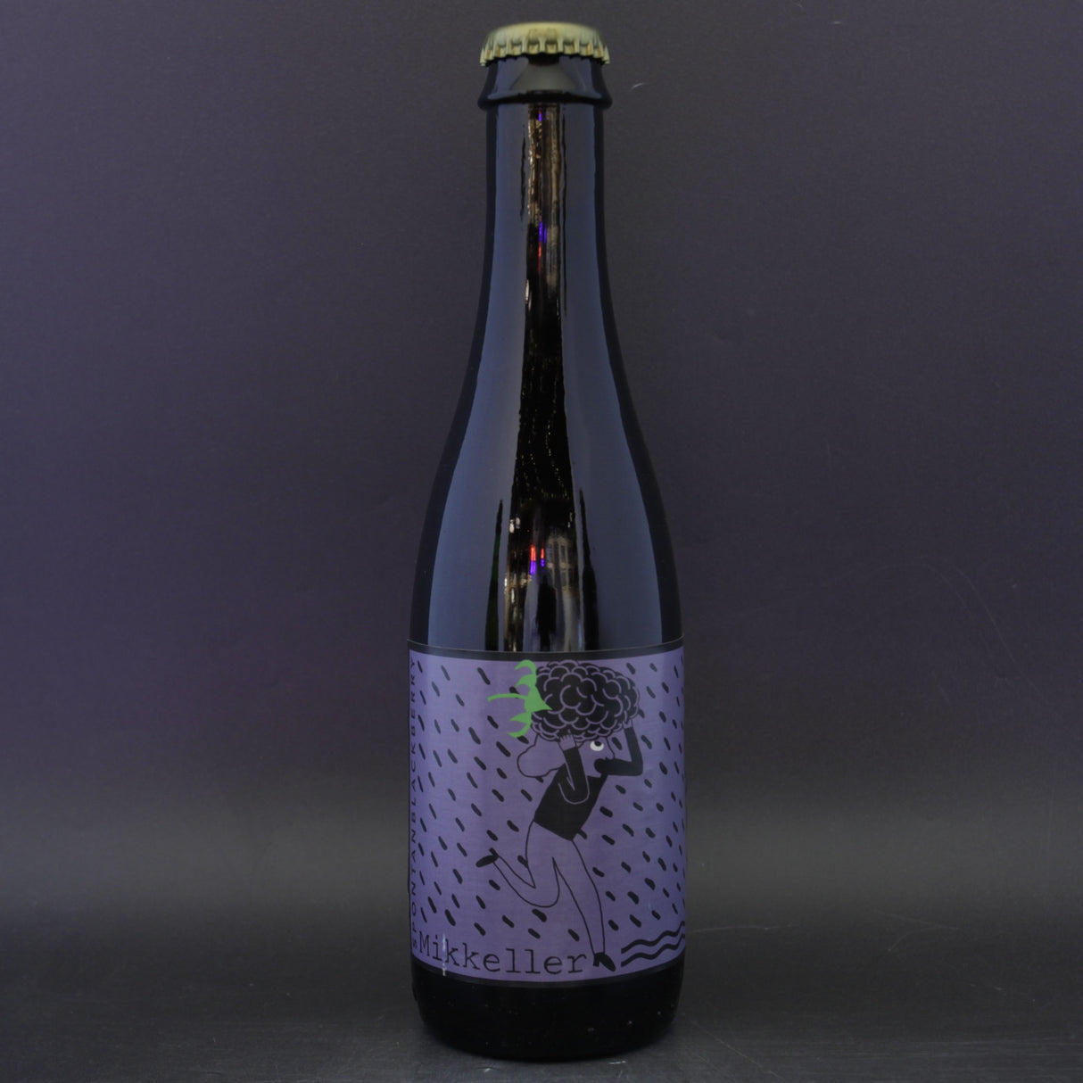 This is a bottle of Mikkeller - Spontanblackberry - 7.7% (375ml). It is a Wild Ale craft beer available to buy from Ghost Whale, voted London's best craft beer shop.