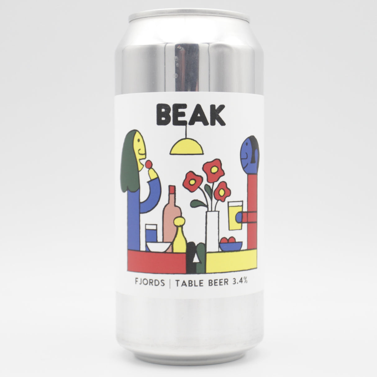 This is a can of Beak - Fjords - 3.4% (440ml). It is a Pale Ale craft beer available to buy from Ghost Whale, voted London's best craft beer shop.