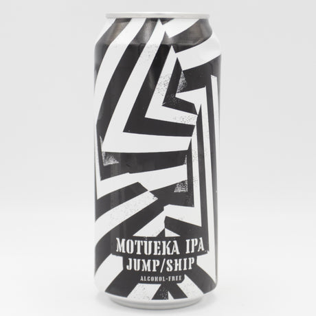 This is a can of Jump Ship Brewing - Dazzle Ship Motueka IPA - 0.5% (440ml). It is a IPA craft beer available to buy from Ghost Whale, voted London's best craft beer shop.