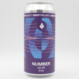 This is a can of Drop Project - Number - 6.2% (440ml). It is a IPA craft beer available to buy from Ghost Whale, voted London's best craft beer shop.