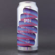 This is a can of Track / Orchestrated Minds - Out Beyond - 8% (440ml). It is a Double IPA craft beer available to buy from Ghost Whale, voted London's best craft beer shop.