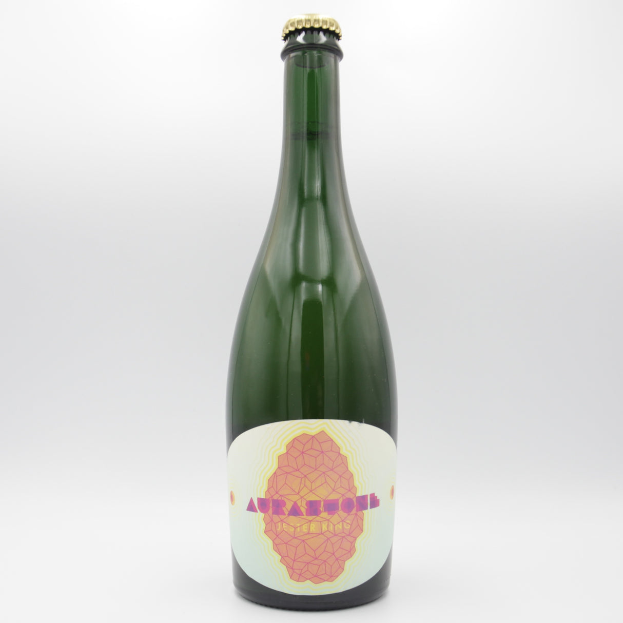 This is a sharing bottle of Jester King - Aurastone [Blend #2] - 6.5% (750ml). It is a Wild Ale craft beer available to buy from Ghost Whale, voted London's best craft beer shop.