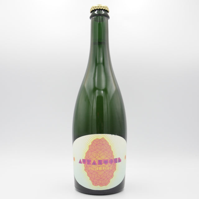 This is a sharing bottle of Jester King - Aurastone [Blend #2] - 6.5% (750ml). It is a Wild Ale craft beer available to buy from Ghost Whale, voted London's best craft beer shop.