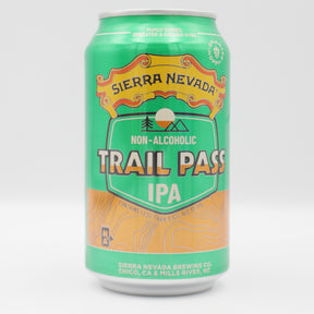 This is a can of Sierra Nevada - Trail Pass: IPA - 0.5% (355ml). It is a IPA craft beer available to buy from Ghost Whale, voted London's best craft beer shop.