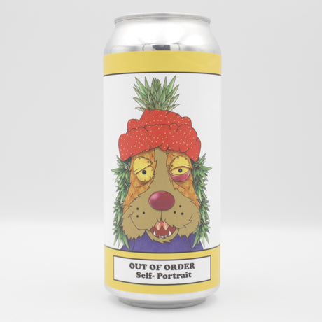 This is a can of RAR Brewing - Out Of Order: Self Portrait - 5% (473ml). It is a Sour craft beer available to buy from Ghost Whale, voted London's best craft beer shop.