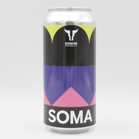 This is a can of SOMA / Rivington - Froth - 8% (440ml). It is a Double IPA craft beer available to buy from Ghost Whale, voted London's best craft beer shop.