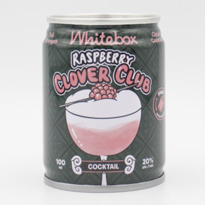 This is a can of Whitebox - Clover Club - 20% (100ml). It is a  craft cocktail available to buy from Ghost Whale, voted London's best craft beer shop.