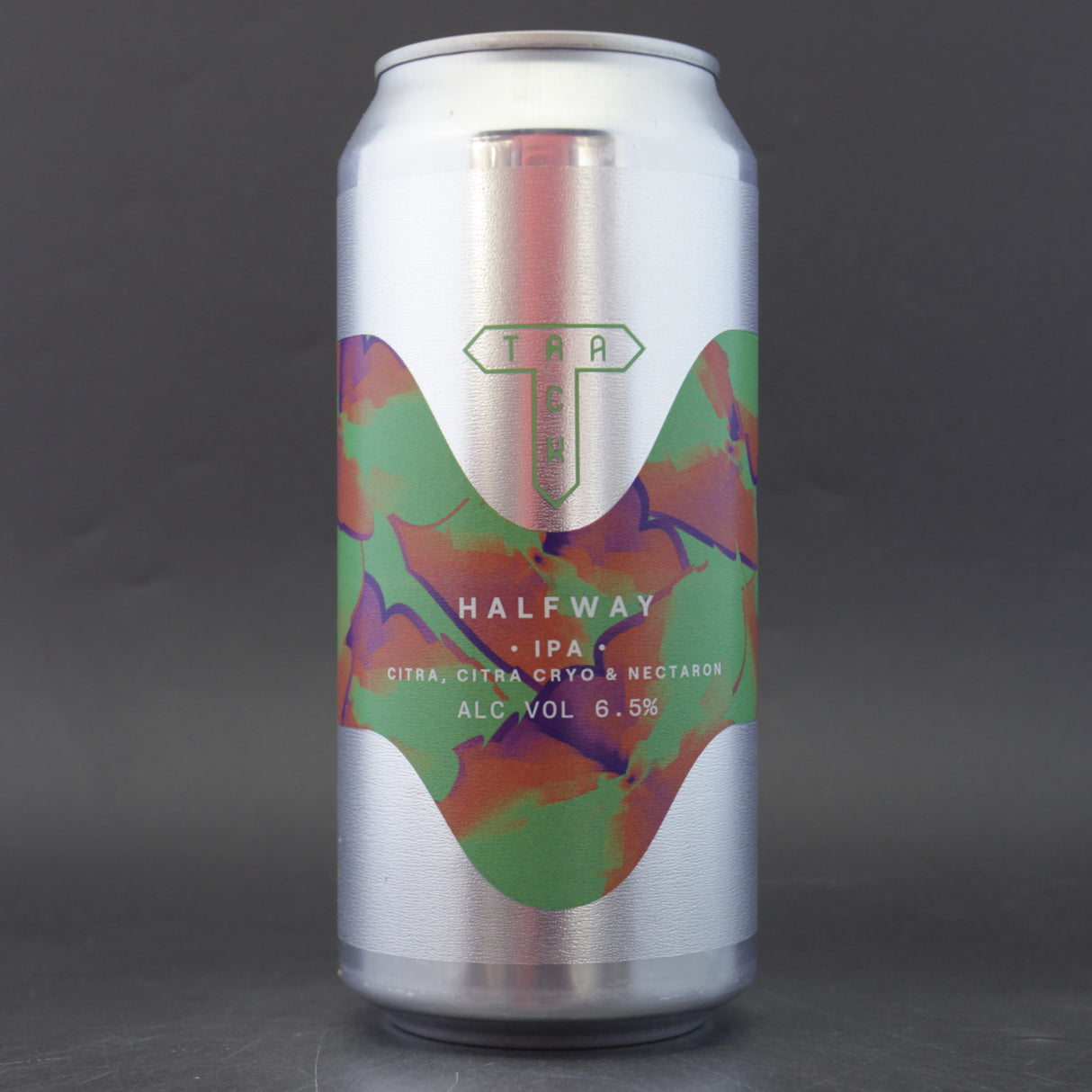 This is a can of Track - Halfway - 6.5% (440ml). It is a IPA craft beer available to buy from Ghost Whale, voted London's best craft beer shop.