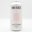 This is a can of Two Flints - Dripping In... Peacharine - 8% (440ml). It is a Double IPA craft beer available to buy from Ghost Whale, voted London's best craft beer shop.