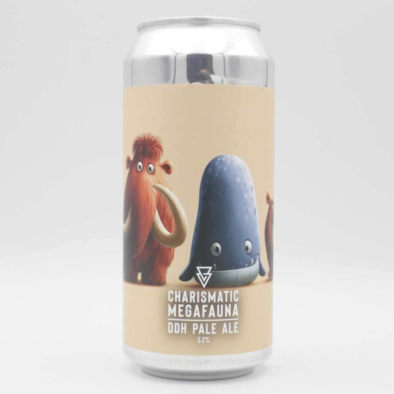 This is a can of Azvex - Charismatic Megafauna - 5.2% (440ml). It is a Pale Ale craft beer available to buy from Ghost Whale, voted London's best craft beer shop.