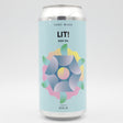 This is a can of Fuerst Wiacek / Commonwealth - Lit! - 6.8% (440ml). It is a IPA craft beer available to buy from Ghost Whale, voted London's best craft beer shop.