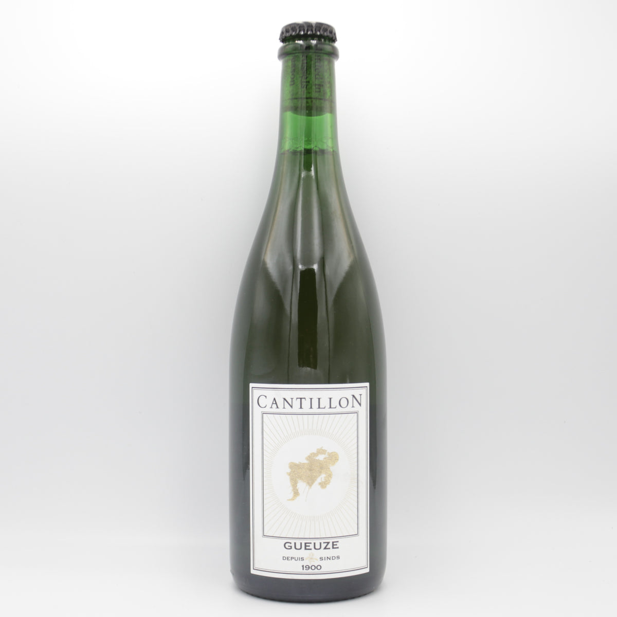 This is a sharing bottle of Cantillon - Gueuze (2026) - 5.5% (750ml). It is a Lambic craft beer available to buy from Ghost Whale, voted London's best craft beer shop.