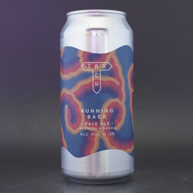 This is a can of Track - Running Back - 5% (440ml). It is a Pale Ale craft beer available to buy from Ghost Whale, voted London's best craft beer shop.