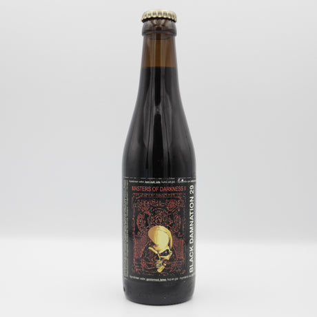 This is a bottle of De Struise - Black Damnation XXVII: Masters Of Darkness - 12% (330ml). It is a Imperial Stout / Porter craft beer available to buy from Ghost Whale, voted London's best craft beer shop.