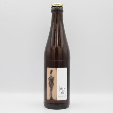 This is a bottle of Mills Brewing - Standing Beer - 7.5% (330ml). It is a Wild Ale craft beer available to buy from Ghost Whale, voted London's best craft beer shop.