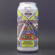This is a can of Basqueland - Secret Alphabet - 8% (440ml). It is a Double IPA craft beer available to buy from Ghost Whale, voted London's best craft beer shop.